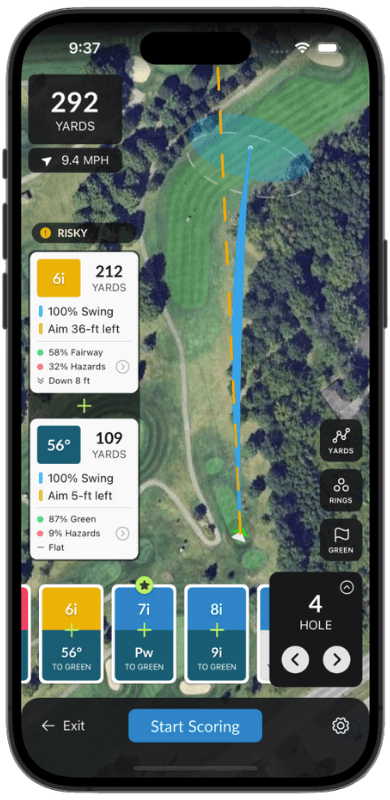 Swing100 Golf GPS App - Sneak Preview 3